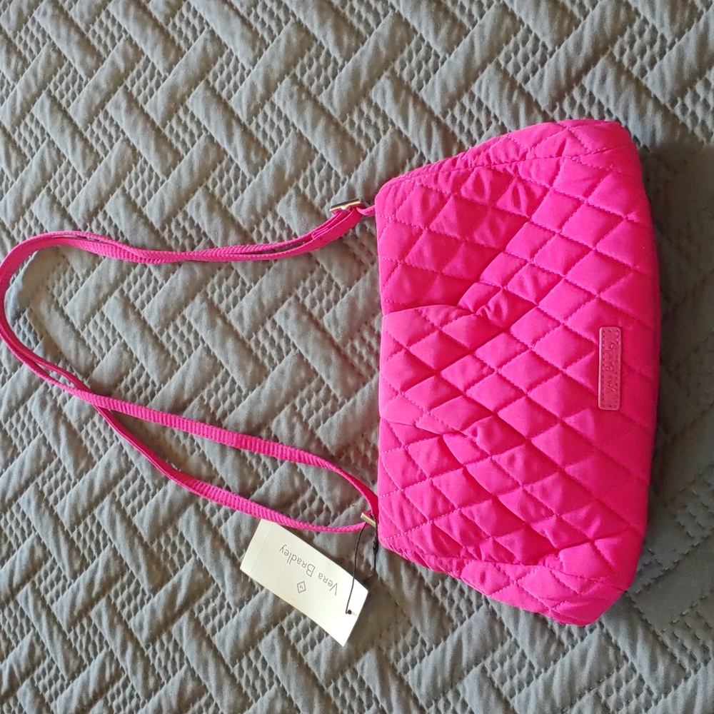 Vera Bradley Pink Quilted Crossbody Bag